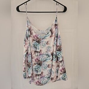 NWT XXL RICKIS FLoral Spaghetti Strap Top with Lining